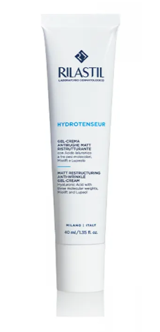 Rilastil Hydrotenseur Gel Crema Antirughe Matt Ristrutturante 40 ml - Crema Anti Age per Pelli Miste